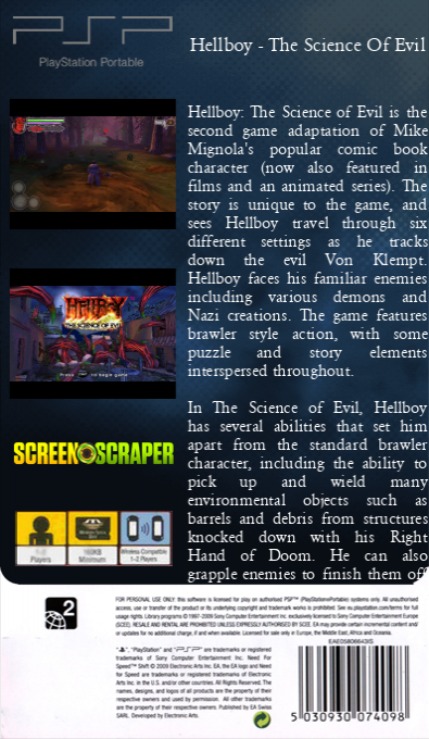 Hellboy - The Science Of Evil — box-2D-back (SS)