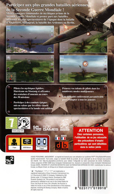 Il-2 Sturmovik - Birds Of Prey — box-2D-back (EU)