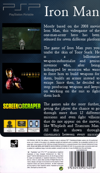 Iron Man — box-2D-back (SS)