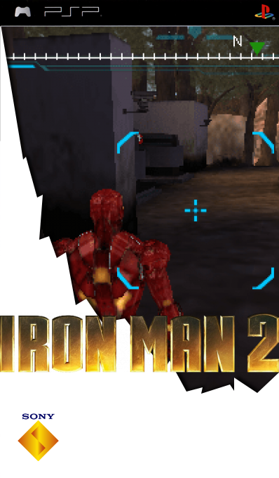 Iron Man 2 - The Video Game — box-2D (SS)