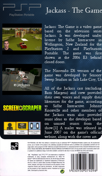 Jackass - The Game — box-2D-back (SS)