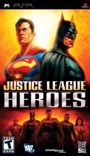 Justice League Heroes box art
