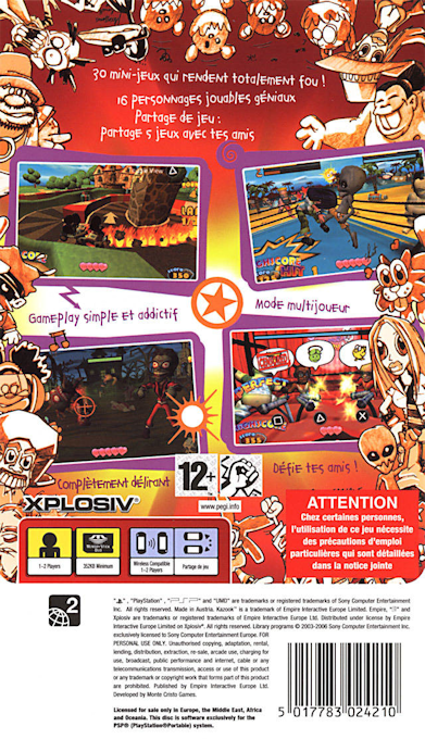 X-treme Party — box-2D-back (FR)
