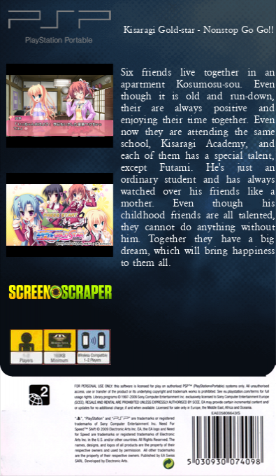 Kisaragi Gold-star - Nonstop Go Go!! — box-2D-back (SS)