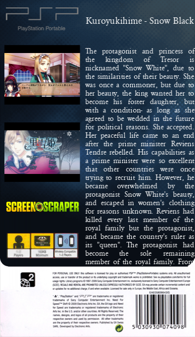 Kuroyukihime - Snow Black — box-2D-back (SS)