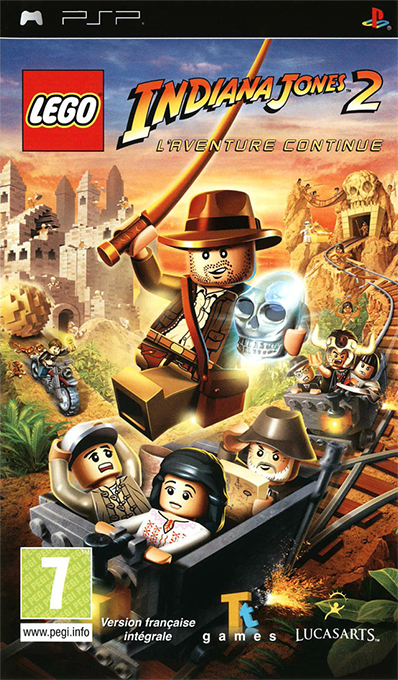 Lego Indiana Jones 2 - L'aventure Continue — box-2D (FR)
