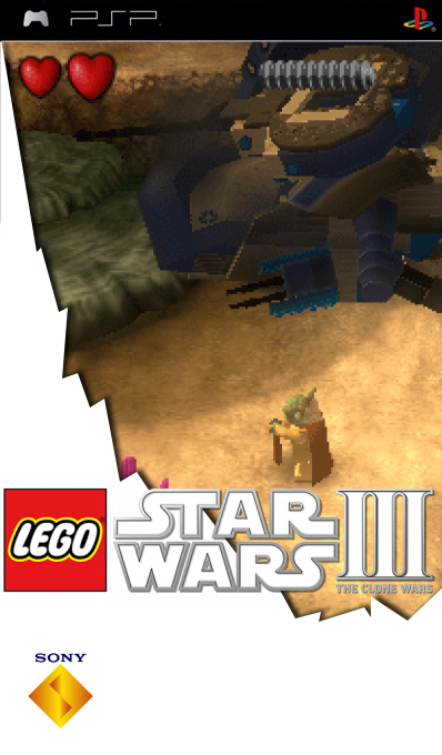 Lego Star Wars 3 - The Clone Wars — box-2D (SS)