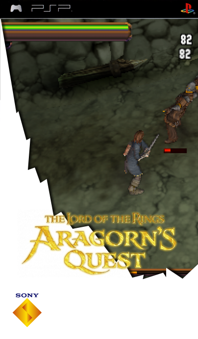 Lord Of The Rings - Aragorn's Quest, The — box-2D (SS)