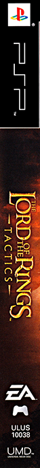 Lord Of The Rings Tactics — box-2D-side (US)