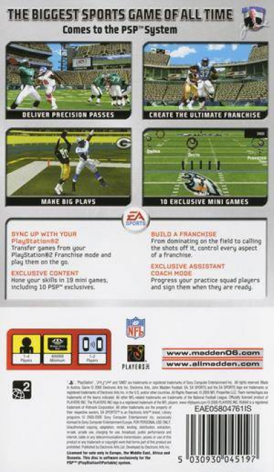 Madden NFL 06 — box-2D-back (EU)