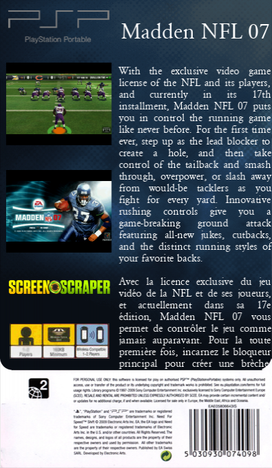 Madden NFL 07 — box-2D-back (SS)