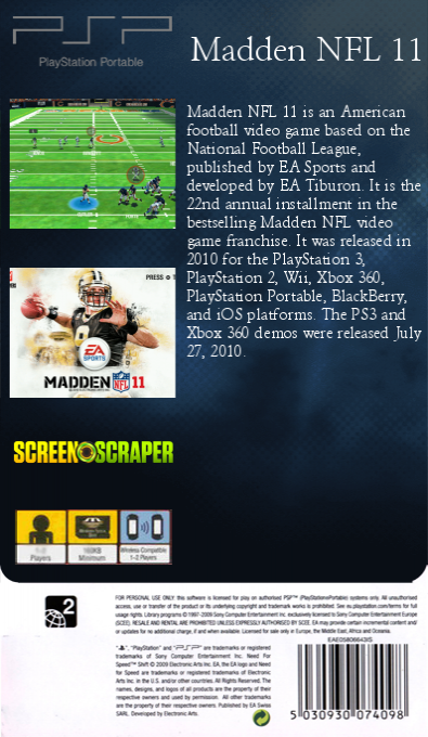 Madden Nfl 11 — box-2D-back (SS)