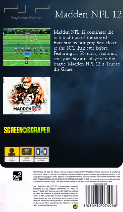 Madden Nfl 12 — box-2D-back (SS)