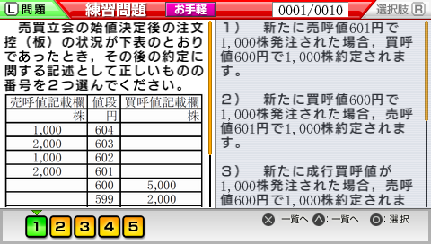 ZZZ(notgame):Maru Goukaku - Shikaku Dasshu! Shouken Gaimuin Shiken Portable — ss (JP)