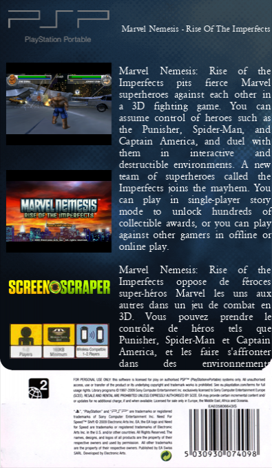 Marvel Nemesis - Rise Of The Imperfects — box-2D-back (SS)