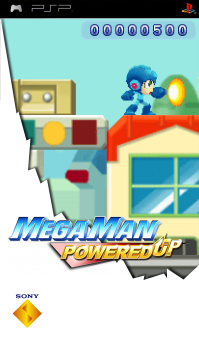 Mega Man Powered Up — box-2D (SS)