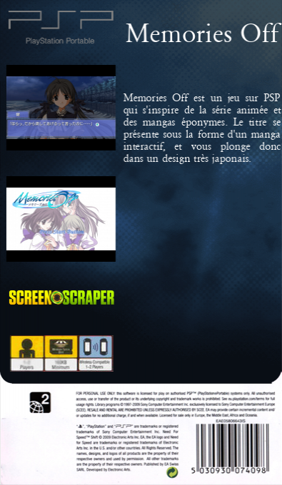 Memories Off — box-2D-back (SS)