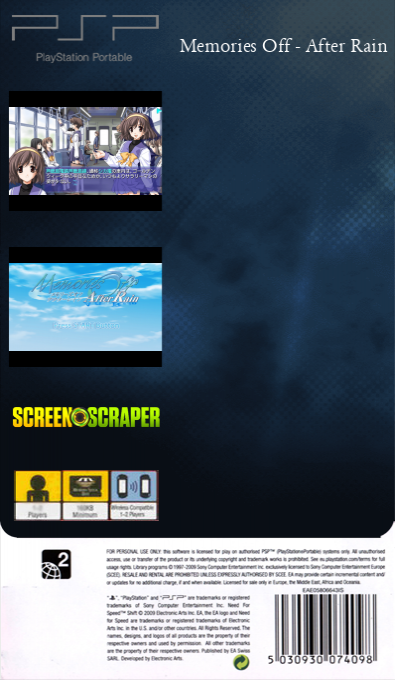 Memories Off - After Rain — box-2D-back (SS)