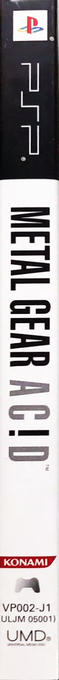 Metal Gear Acid — box-2D-side (JP)