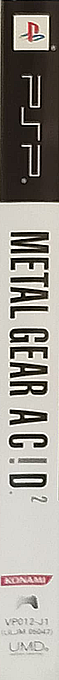 Metal Gear Acid 2 — box-2D-side (JP)