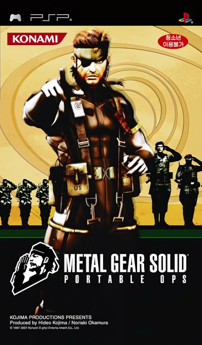 Metal Gear Solid - Portable Ops — box-2D (KR)