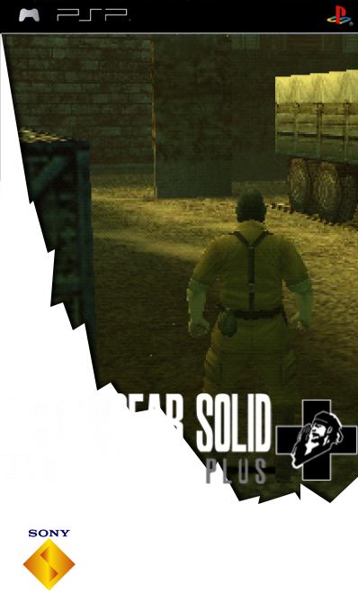 Metal Gear Solid - Portable Ops Plus — box-2D (SS)
