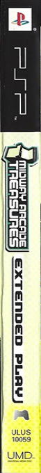Midway Arcade Treasures - Extended Play — box-2D-side (US)