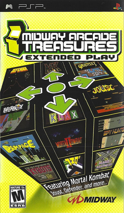 Midway Arcade Treasures - Extended Play box art