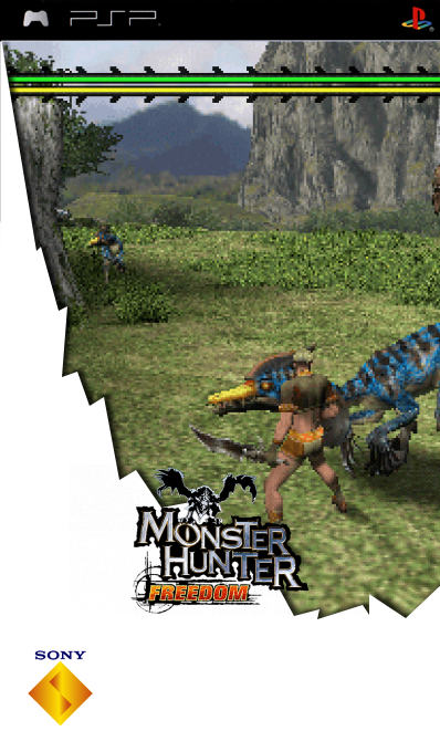 Monster Hunter Freedom — box-2D (SS)