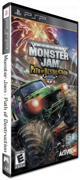 Monster Jam - Path Of Destruction — box-3D (US)