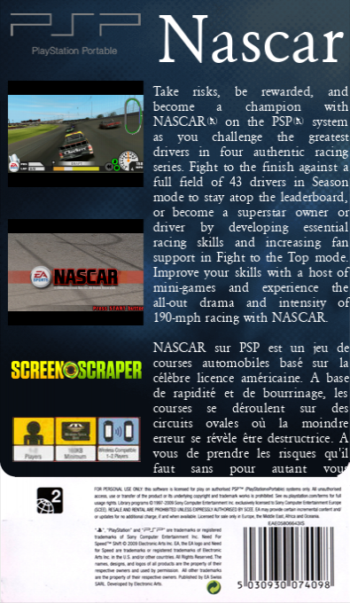 Nascar — box-2D-back (SS)