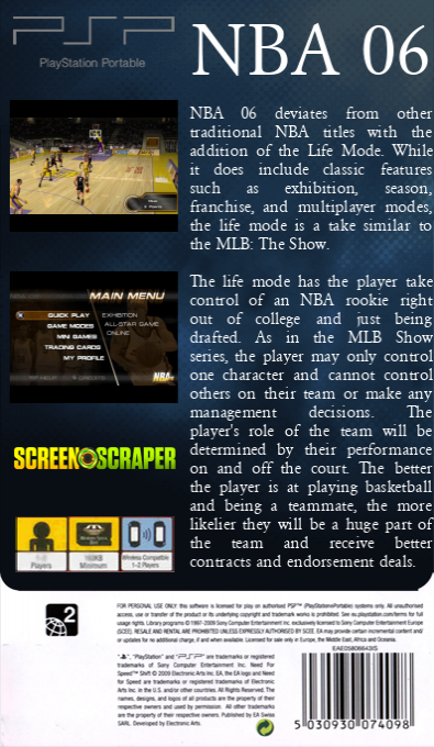 NBA 06 — box-2D-back (SS)