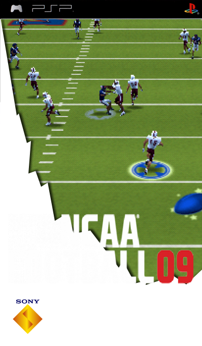 NCAA Football 09 — box-2D (SS)