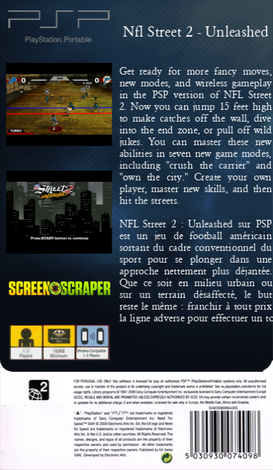 Nfl Street 2 - Unleashed — box-2D-back (SS)
