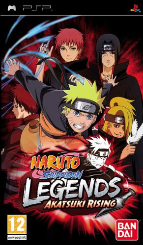 Naruto Shippuden - Legends - Akatsuki Rising — box-2D (EU)