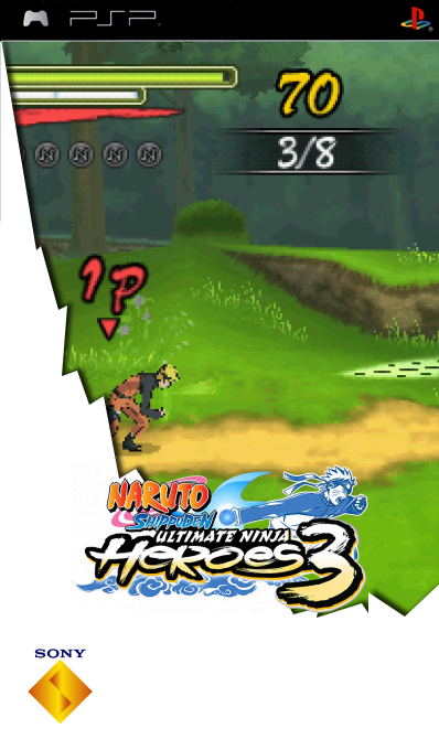 Naruto - Ultimate Ninja Heroes 3 — box-2D (SS)