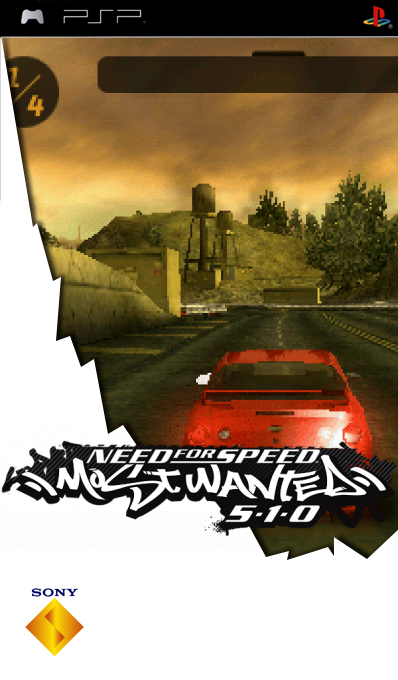 Need For Speed - Most Wanted 5-1-0 — box-2D (SS)