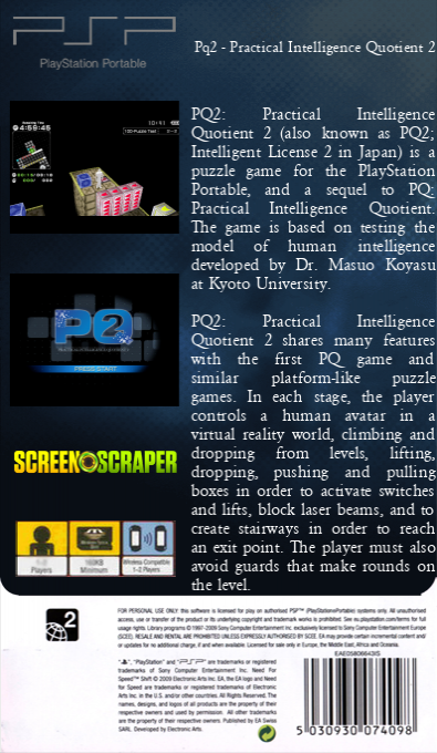 Pq2 - Practical Intelligence Quotient 2 — box-2D-back (SS)