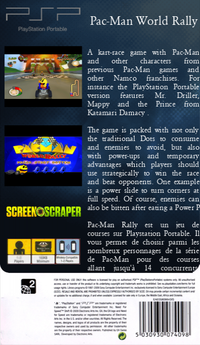 Pac-Man World Rally — box-2D-back (SS)
