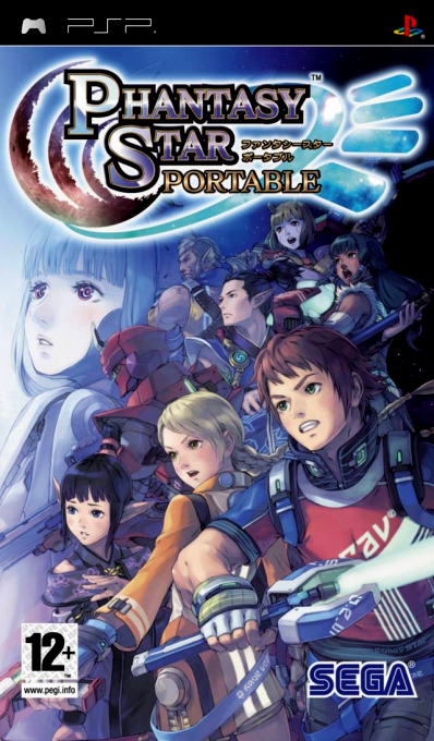 Phantasy Star Portable — box-2D (EU)