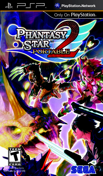 Phantasy Star Portable 2 box art