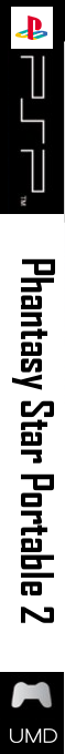 Phantasy Star Portable 2 — box-2D-side (SS)