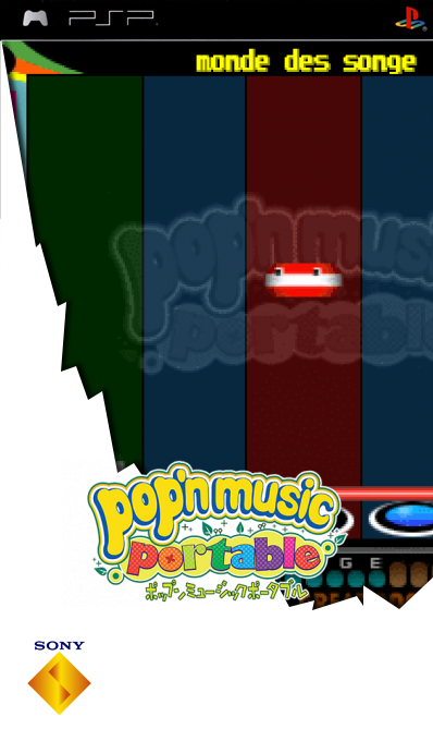 Pop'n Music Portable — box-2D (SS)