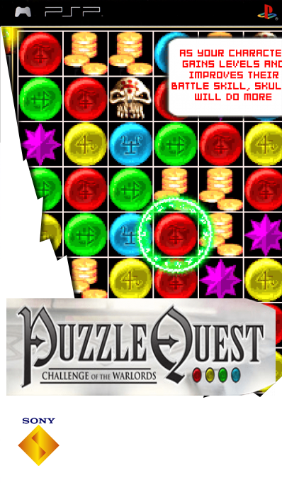 Puzzle Quest - Challenge Of The Warlords — box-2D (SS)