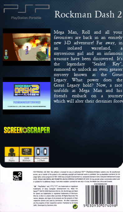 Rockman Dash 2 — box-2D-back (SS)