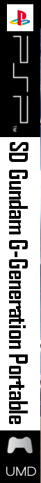 Sd Gundam G-generation Portable — box-2D-side (JP)