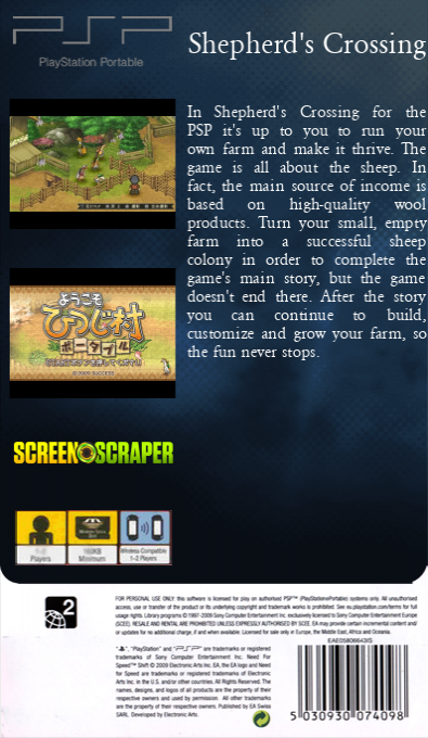 Shepherd's Crossing — box-2D-back (SS)