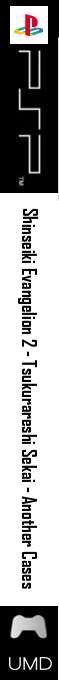 Shin Seiki Evangelion 2 - Tsukurareshi Sekai - Another Cases — box-2D-side (SS)