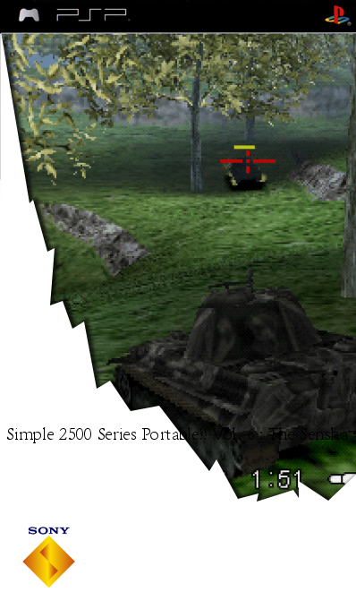Simple 2500 Series Portable!! Vol. 6 - The Sensha — box-2D (SS)