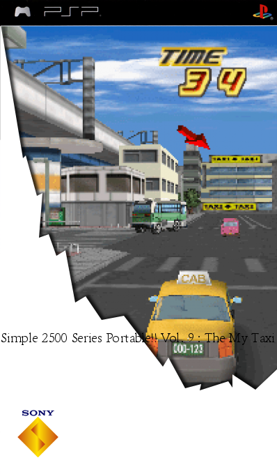 Simple 2500 Series Portable!! Vol. 9 - The My Taxi — box-2D (SS)